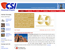 Tablet Screenshot of csicincinnati.org